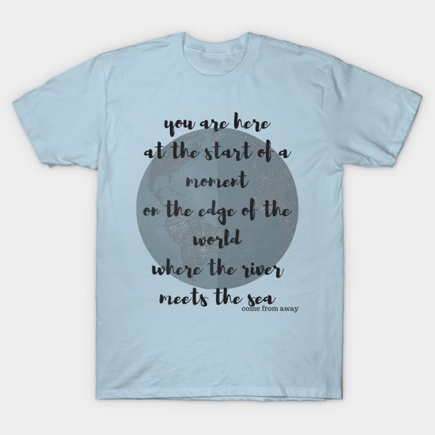 You Are Here T-Shirt by SamanthaLee33